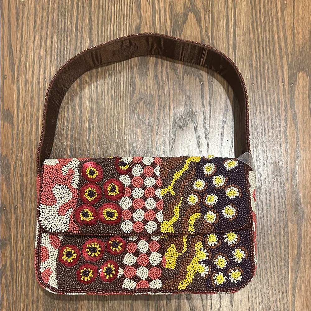 Fall Floral Beaded Bag —copy